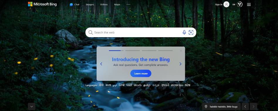 Bing Search Box