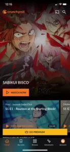 crunchyroll mainpage