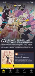 vrv mainpage