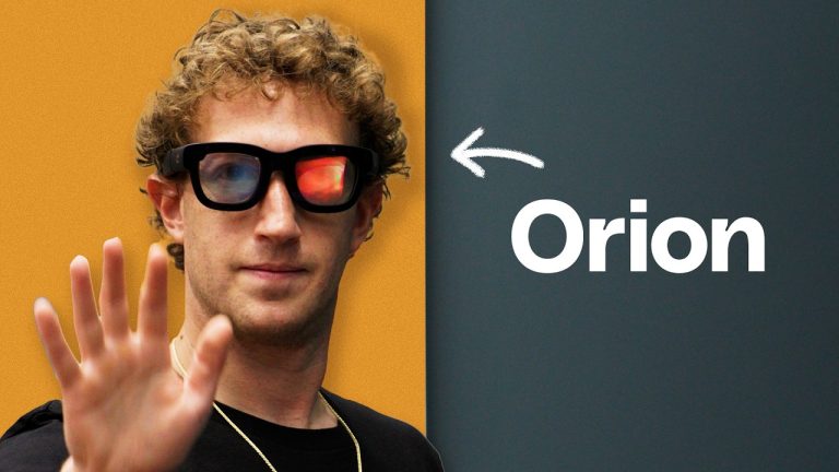 Mark Zuckerberg with Orion Glasses