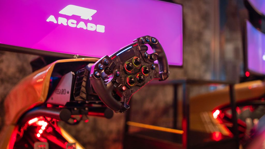 f1 arcade stearing