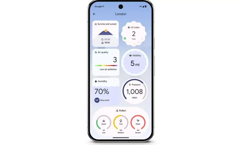 google's ai weather app